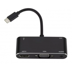 ADAPTADOR USB C A HDMI/VGA...